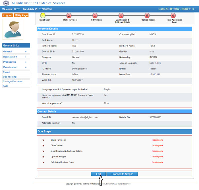 How-to-fill-AIIMS-MBBS-Application-Form-9